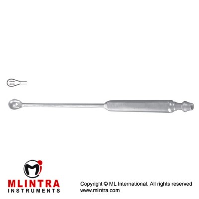 Rheinstaedter Uterine Flushing Curette Sharp Stainless Steel, Cup Size 11.0 mm Rheinstaedter Uterine Flushing Curette Sharp Stainless Steel, Cup Size 11.0 mm